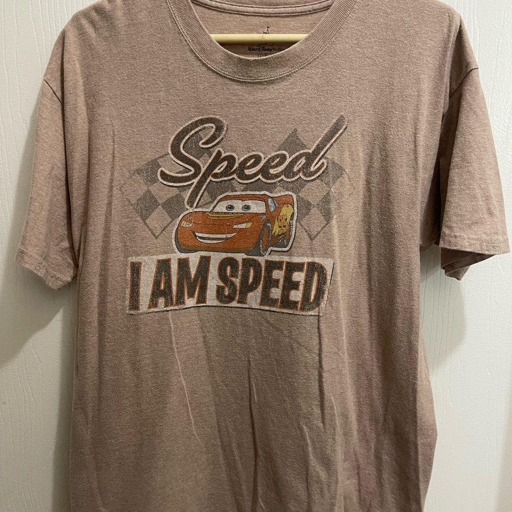 Walt Disney world Hanes shirt brown speed I am speed